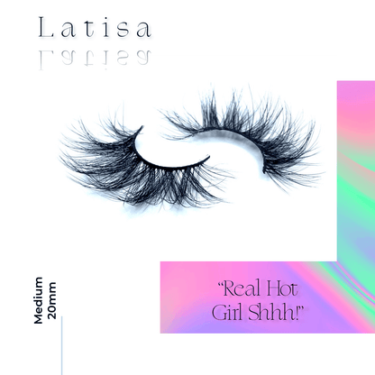 Medium 20mm mink lashes 'Real Hot Girl Shhh!'